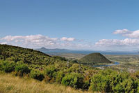Blick zum Lake Taupo